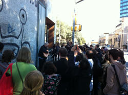 Daniel at the wall in Austin Texas January 22nd